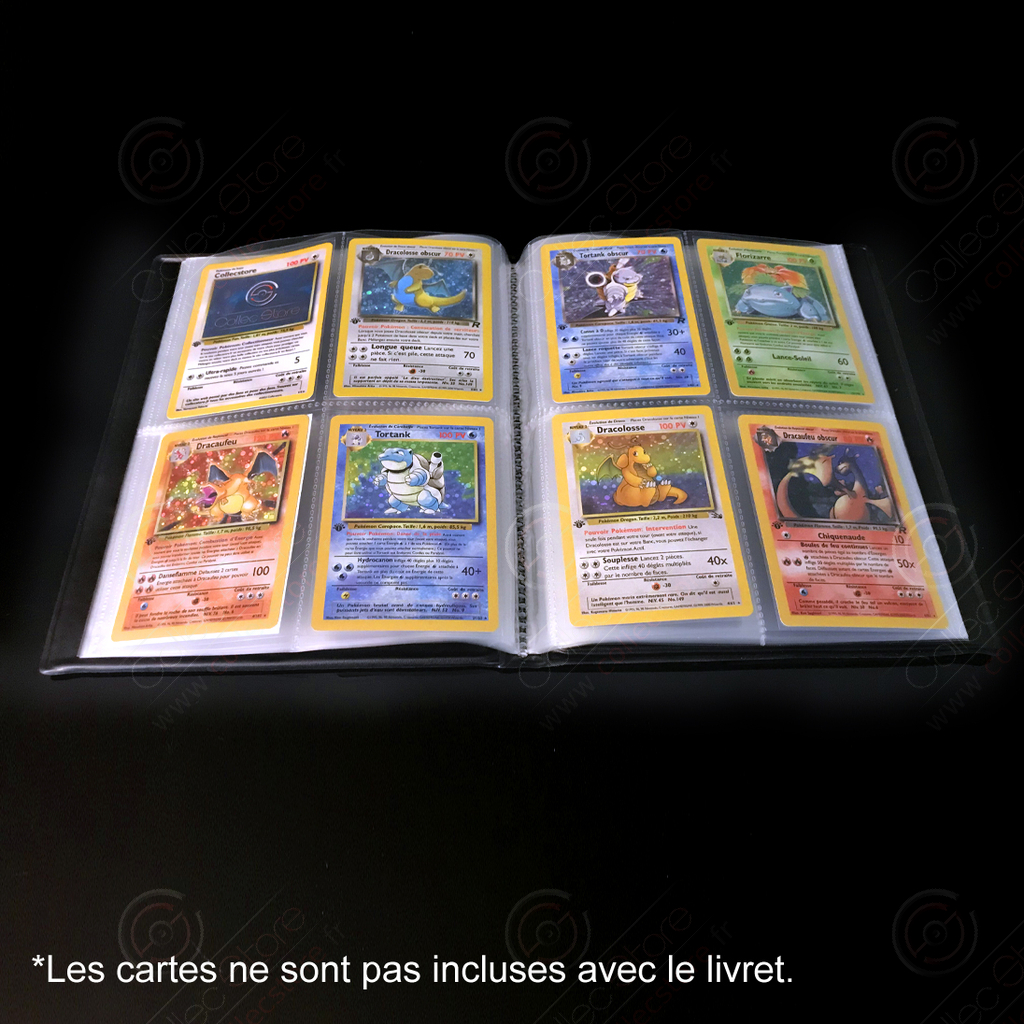 Classeur de rangement Pierre badge Roche arène livret album binder carnet  portfolio range-carte 208 cartes de collection pokémon - Collecstore