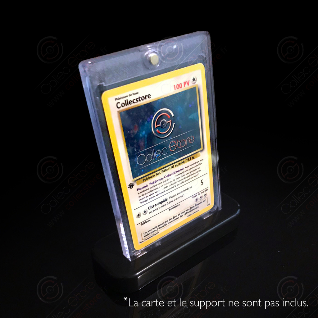 Pochette rigide transparente aimantée étui range-carte épaisseur M haute  protection pour carte de collection Pokémon 63 x 88 mm - Collecstore